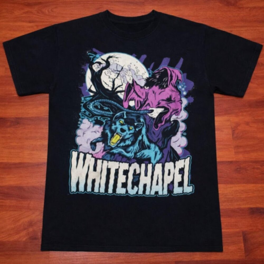 Whitechapel Metalcore Band T-Shirt Graphic Horror Monster Tee